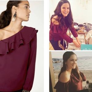 The Roz Top - Burgundy - Stella & Dot